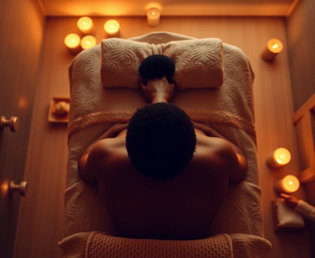 Massage room at Sarah's Beauty Clinic